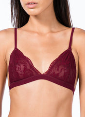 Triangle Allover Lace Bralettes