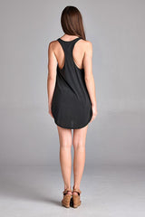 Scoop Neck Tank - Black