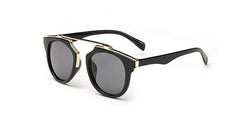 Wire Framed Modern Cat Eye Sunglasses