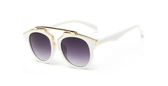 Wire Framed Modern Cat Eye Sunglasses