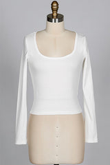Essential Long Sleeve Crop Top