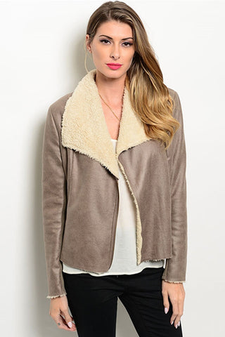 Cruelty- Free Shearling Jacket