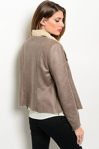 Cruelty- Free Shearling Jacket