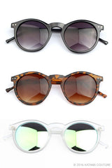 Rounded Cat Eye Sunglasses