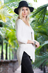 Quarter Sleeve Dolman Tunic