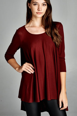 Burgundy Tunic