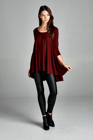 Burgundy Tunic