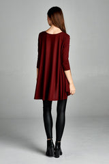 Burgundy Tunic