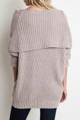 Light Mauve Knit Sweater