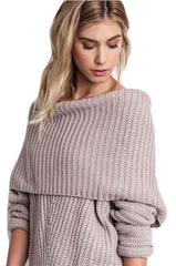 Light Mauve Knit Sweater